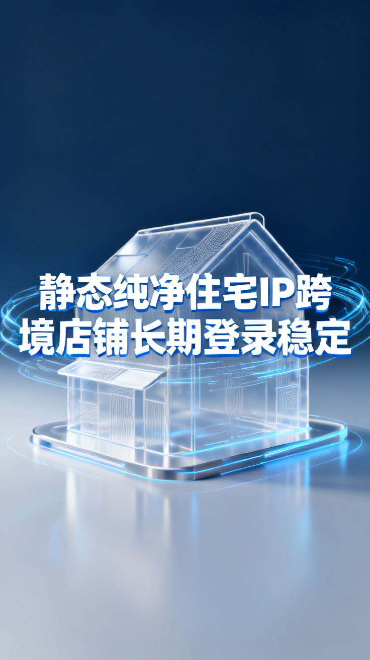 静态纯净住宅IP跨境店铺长期登录稳定?